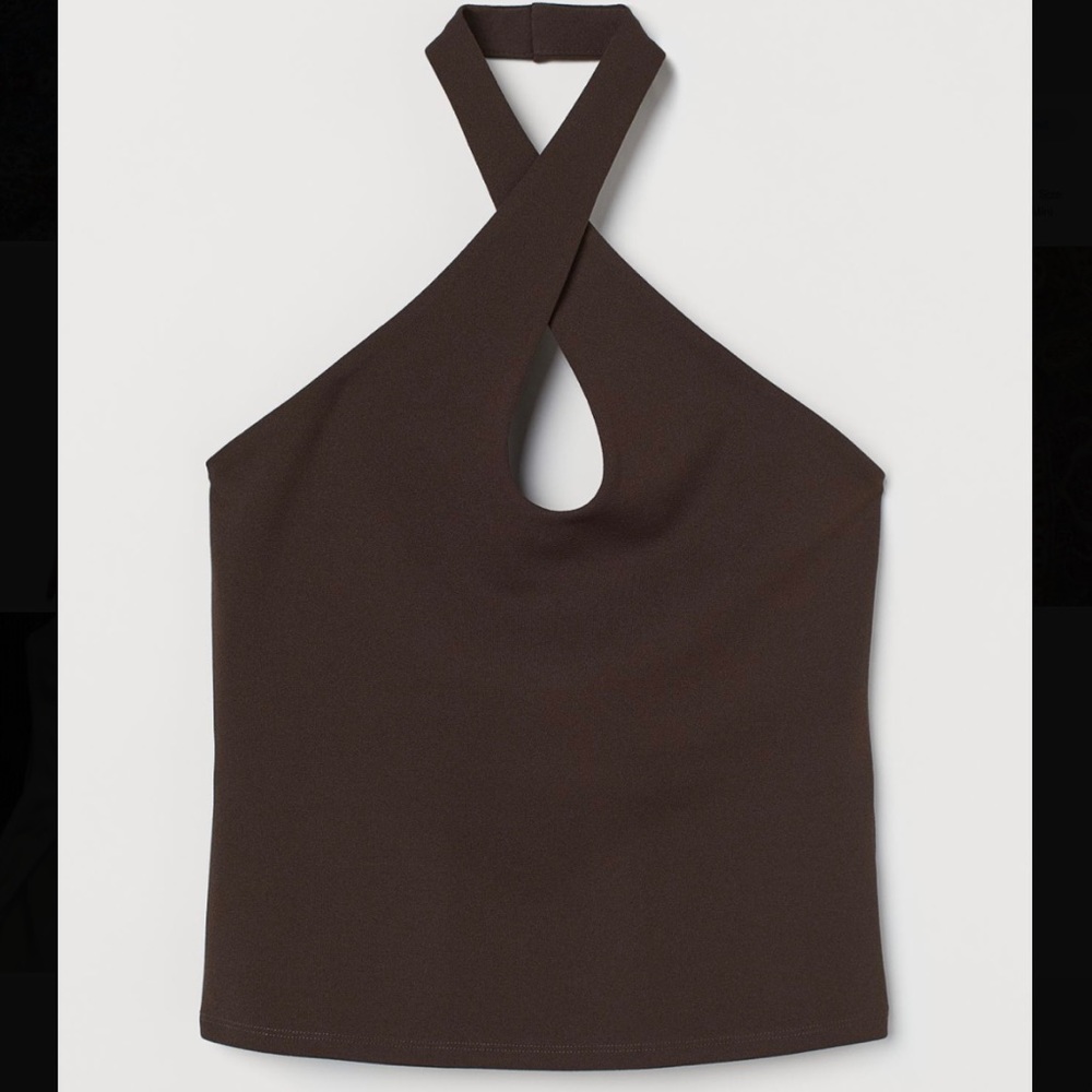 Brown H&M Halter Top